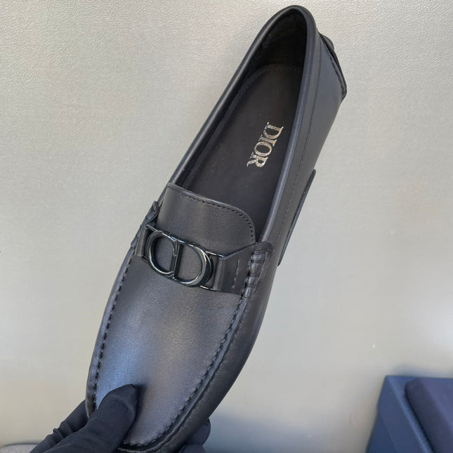 CD ODÉON LOAFER BLACK CALFSKIN