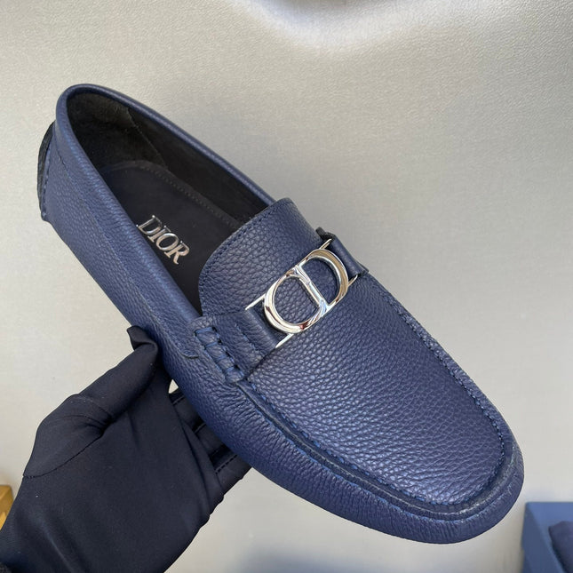 CD ODÉON LOAFER NAVY GRAINED CALFSKIN
