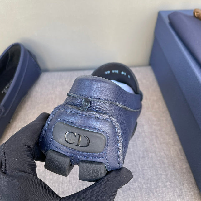 CD ODÉON LOAFER NAVY GRAINED CALFSKIN