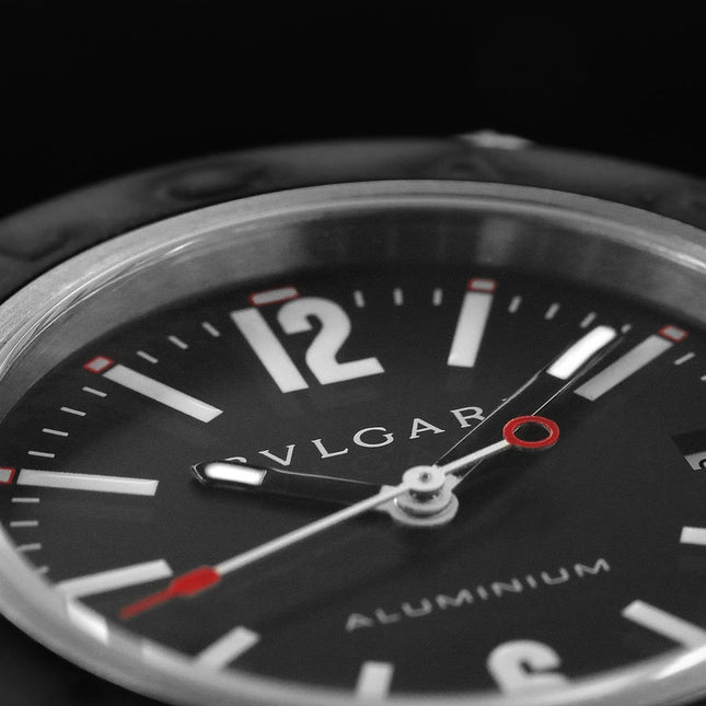 BVLGARI ALUMINIUM AUTOMATIC BLACK DIAL