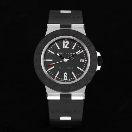 BVLGARI ALUMINIUM AUTOMATIC BLACK DIAL