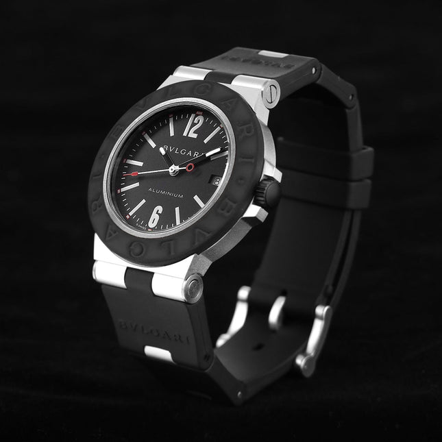 BVLGARI ALUMINIUM AUTOMATIC BLACK DIAL