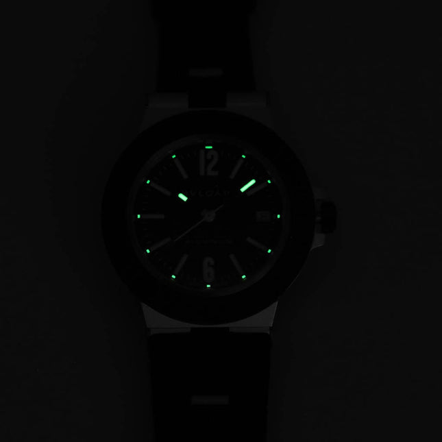 BVLGARI ALUMINIUM AUTOMATIC BLACK DIAL
