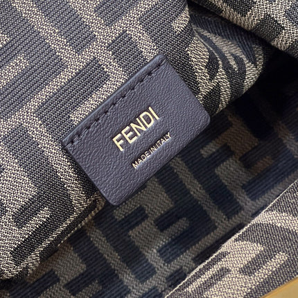 FENDI FIRST SMALL 32 IN LIGHT BLUE NAPPA LEATHER BAG GOLD HARDWARE