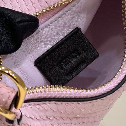 FENDIGRAPHY MINI 16 BAG IN LIGHT PINK CALFSKIN GOLD HARDWARE