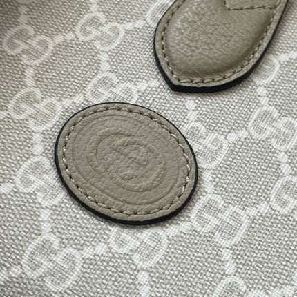 MINI CROSSBODY 20 BAG WITH INTERLOCKING G IN BEIGE CANVAS