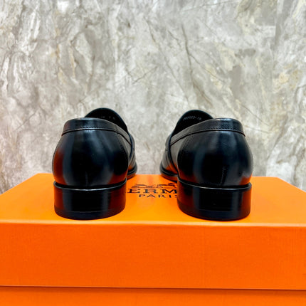 HM MONTEREY LOAFER BLACK CALFSKIN