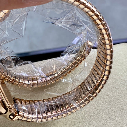 SERPENTI TUBOGAS QUARTZ ROSE GOLD ATTACHED DIAMOND BEZEL