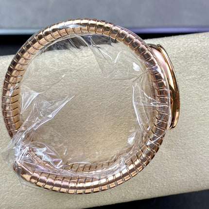 SERPENTI TUBOGAS QUARTZ ROSE GOLD ATTACHED DIAMOND BEZEL