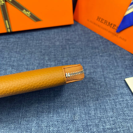 HM SILK'IN CLASSIC WALLET 19 BRONZE GRAINED CALFSKIN