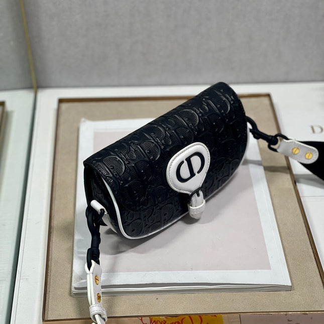 BOBBY EAST-WEST 21 BAG IN BLACK LAMBSKIN