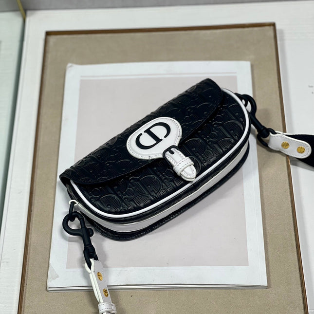 BOBBY EAST-WEST 21 BAG IN BLACK LAMBSKIN