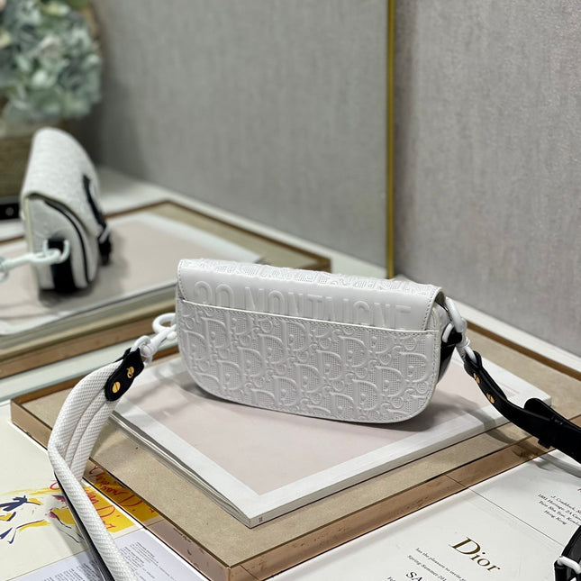 BOBBY EAST-WEST 21 BAG IN WHITE LAMBSKIN