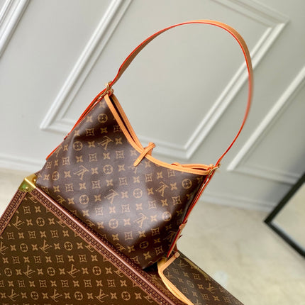CARRYALL PM 29 BROWN BEIGE MONOGRAM CANVAS