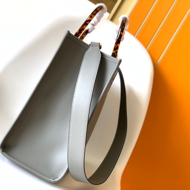 Fend Sunshine Medium Bag 35 Grey Leather