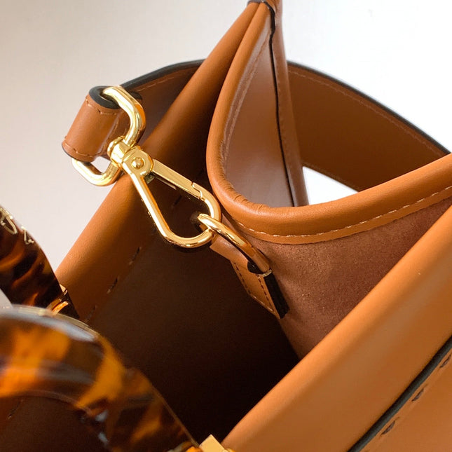 Fend Sunshine Medium Bag 35 Tan Leather