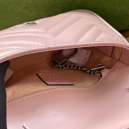 MARMONT MINI HANDBAG 16 IN LIGHT PINK CALFSKIN