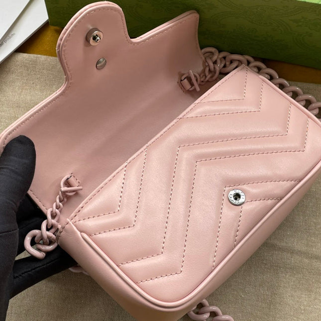 MARMONT MINI HANDBAG 16 IN LIGHT PINK CALFSKIN