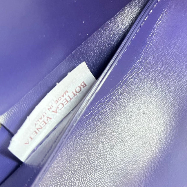 SMALL ARCO TOTE 30 IN EAST BAY PURPLE LAMBSKIN
