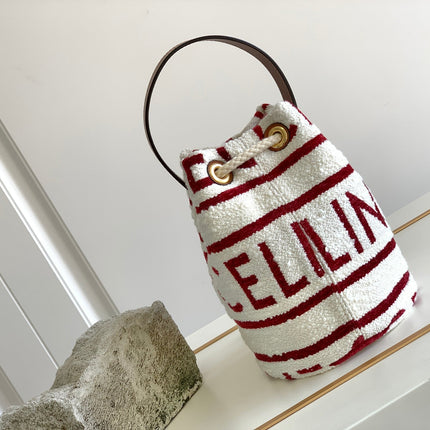 TRIPHOME 19 EMBROIDERED FABRIC WHITE RED