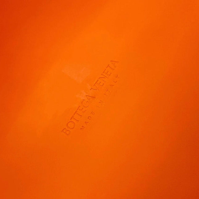 SHOULDER BAG 27 IN ORANGE PEEL RUBBER AND NYLON FABRIC