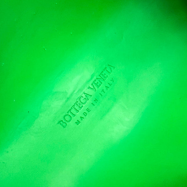 SHOULDER BAG 27 IN JADE GREEN RUBBER AND NYLON FABRIC