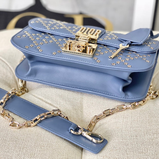 LIMITED BAG 21 IN SAPPHIRE BLUE LAMBSKIN