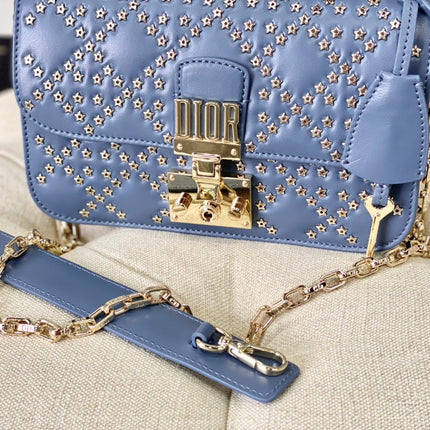 LIMITED BAG 21 IN SAPPHIRE BLUE LAMBSKIN