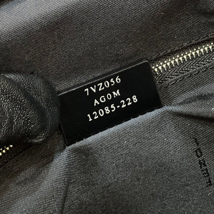 FENDI STRIKE LARGE 46 FF BLACK JACQUARD FABRIC BACKPACK