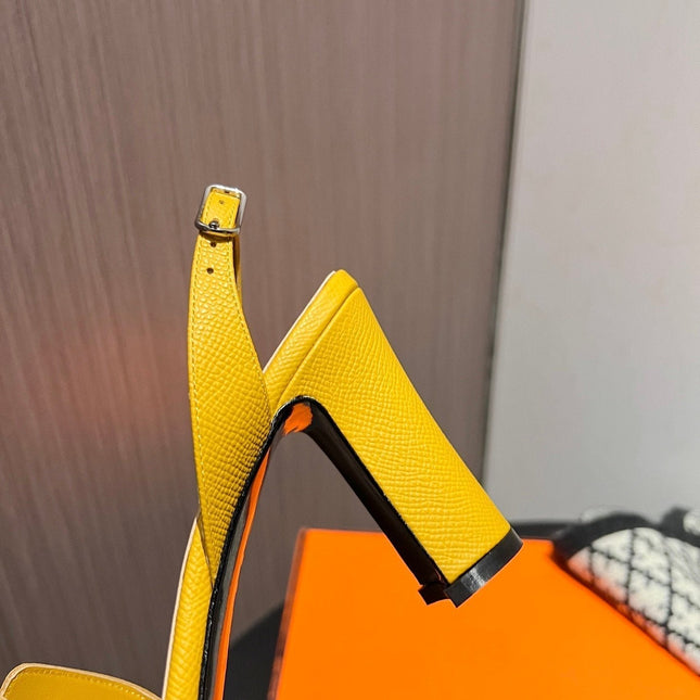 Slingback Sandal Eternite 95 Yellow