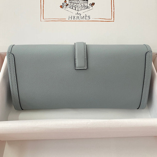 JIGE WALLET 29 IN ASH GRAY EPSON LEATHER
