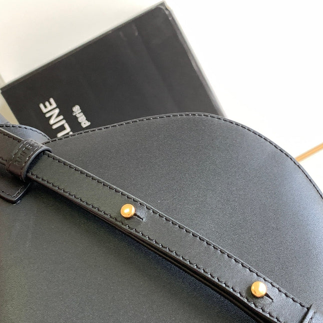 TRIOMPHE CLASSIC 25 BLACK CALFSKIN