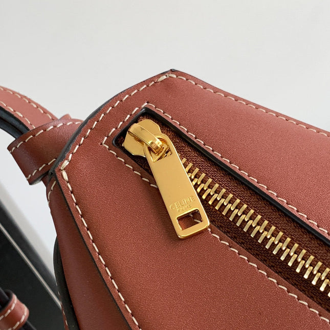TRIOMPHE CLASSIC 25 WHITE BROWN CALFSKIN
