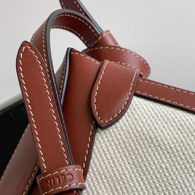 TRIOMPHE CLASSIC 25 WHITE BROWN CALFSKIN