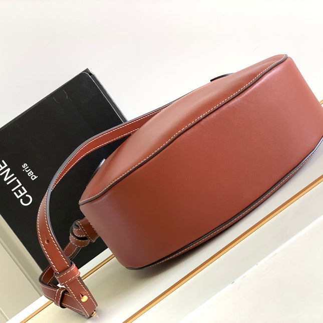 TRIOMPHE CLASSIC 25 CINNAMON BROWN CALFSKIN