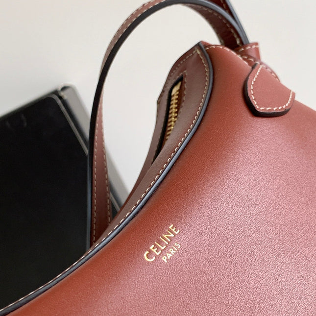 TRIOMPHE CLASSIC 25 CINNAMON BROWN CALFSKIN