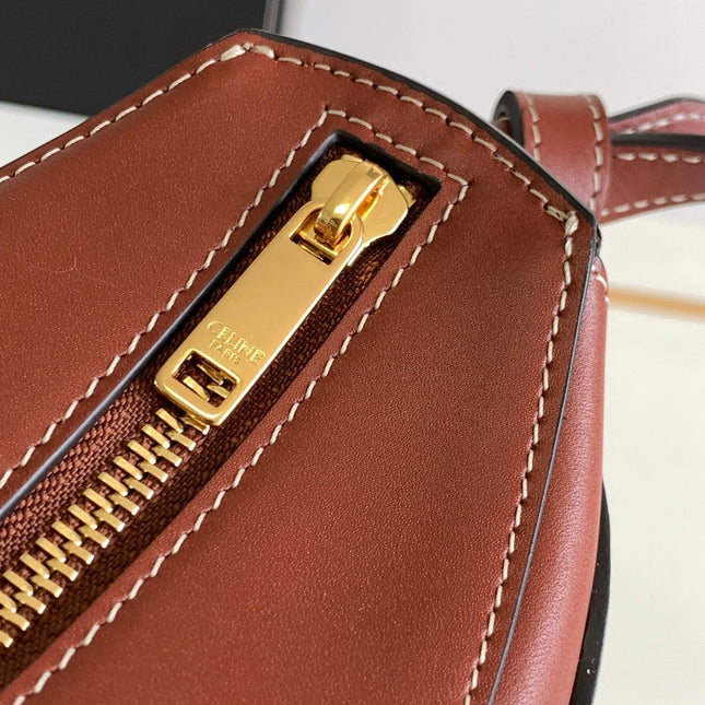 TRIOMPHE CLASSIC 25 CINNAMON BROWN CALFSKIN