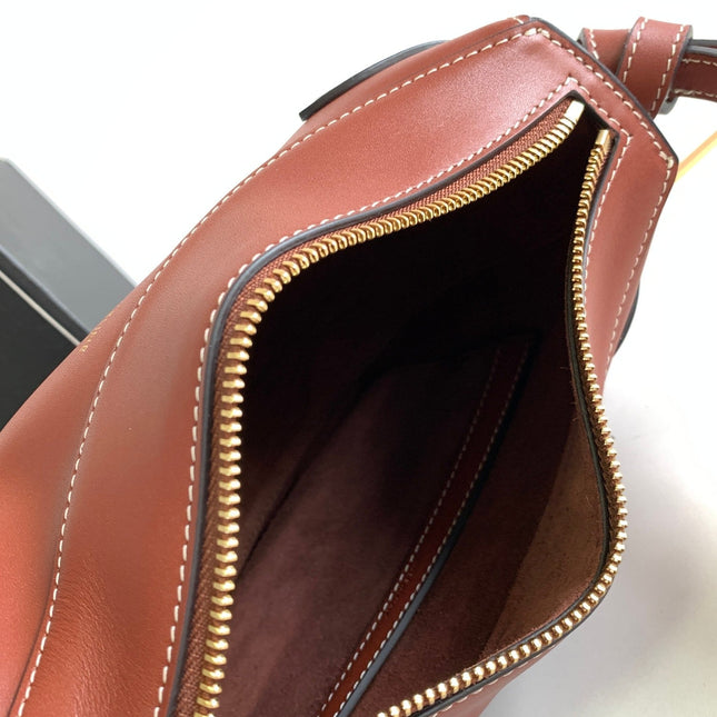 TRIOMPHE CLASSIC 25 CINNAMON BROWN CALFSKIN