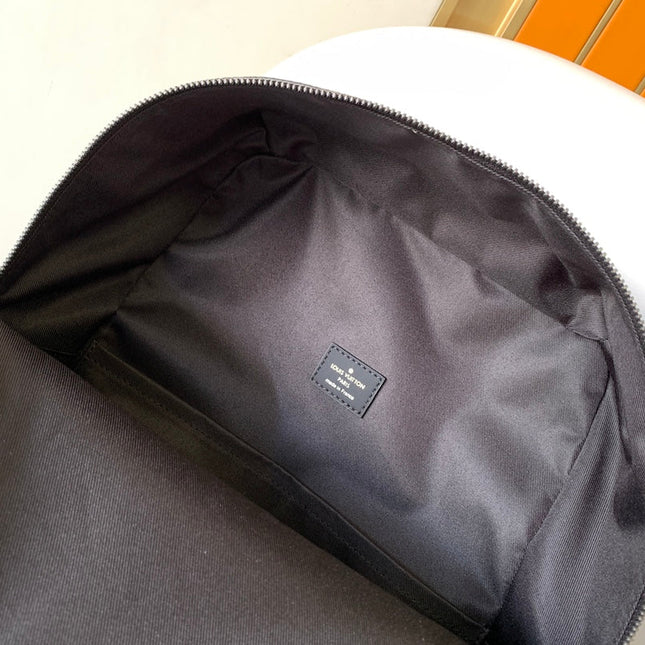 DISCOVERY PM BACKPACK 40 IN BLACK MONOGRAM ECLIPSE CANVAS AND CALFSKIN