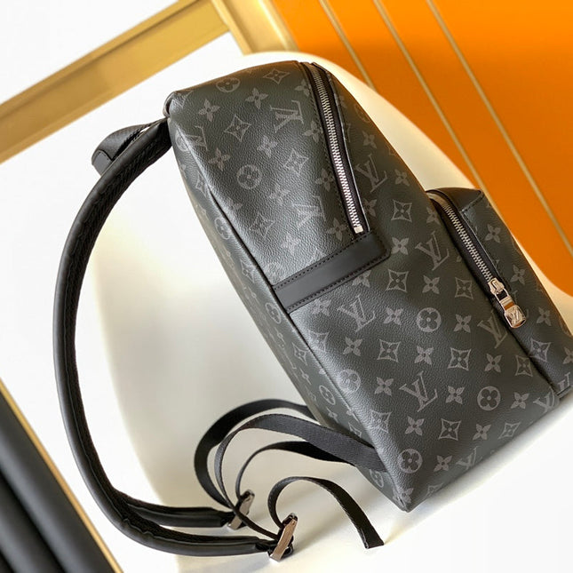 DISCOVERY PM BACKPACK 40 IN BLACK MONOGRAM ECLIPSE CANVAS AND CALFSKIN