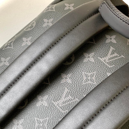 DISCOVERY PM BACKPACK 40 IN BLACK MONOGRAM ECLIPSE CANVAS AND CALFSKIN