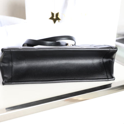 MEDIUM TOTE BOOK 26 BAG IN BLACK CALFSKIN