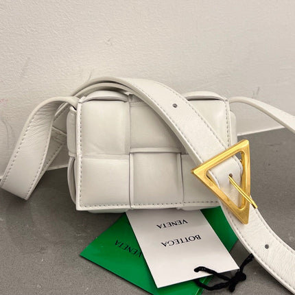 MINI CASSETTE 12 IN WHITE LAMBSKIN