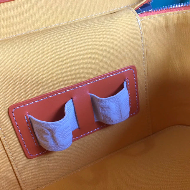 MUSE VANITY CASE 20 IN ORANGE GOYARDINE CANVAS