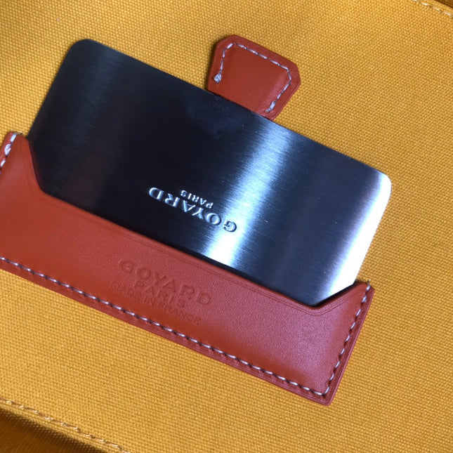 MUSE VANITY CASE 20 IN ORANGE GOYARDINE CANVAS