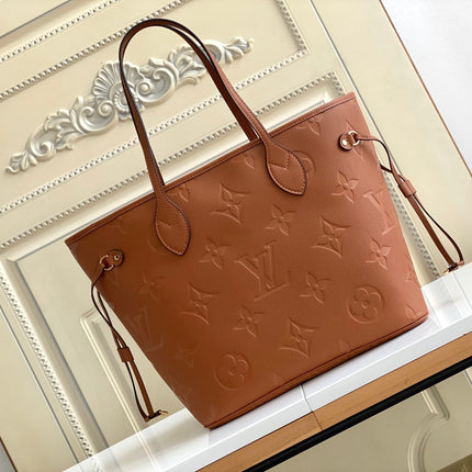 NEVERFULL MM 32 BROWN MONOGRAM EMPREINTE LEATHER