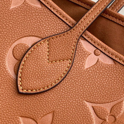 NEVERFULL MM 32 BROWN MONOGRAM EMPREINTE LEATHER