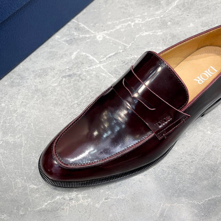 CD GRANVILLE LOAFER WINE CALFSKIN