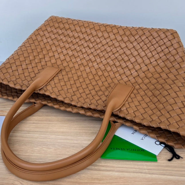 SMALL CABAT 32 IN BRONZE BROWN LAMBSKIN