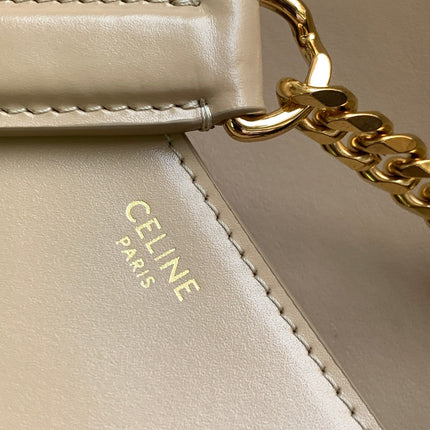 TRIOMPHE FRAME 23 BEIGE CREAM CALFSKIN